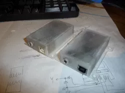 Project box, audio amp