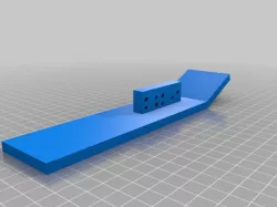 RC airplane snow ski