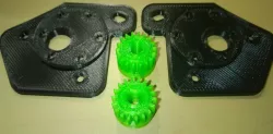 RC Tank adaptor plate for Geared Motors