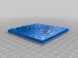 Ripples (blocky Remake +.stl file)