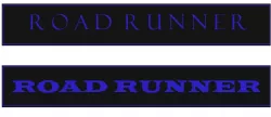 Roadrunner rear badge