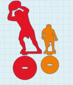 Silhouette Minis - Set 8 - Giant and Ogre