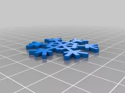 Simple BlocksCAD Snowflake