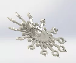 Snowflake for BlocksCAD® Snowflake Challenge #BlocksCADSnowflake