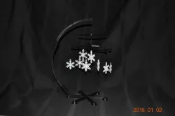 SnowFlake Mobile - Desktop or Free Hanging