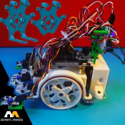 Soporte de componentes para Printbots de BQ