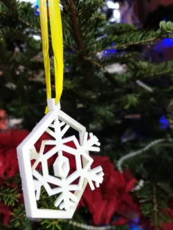 Spinning snowflake