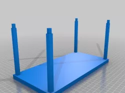 Stackable large shelve