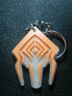 Stalker Warframe Logo Keychain