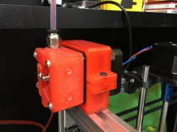 Stepper motor mount for 2020 extrusion
