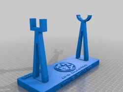 Stormtrooper E-11 Blaster Display Stand (Updated)