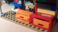 table with swivel door for Lego
