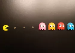 Tiny 3D Pacman Fridge Magnets