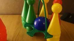 Toy pin holder