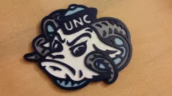 UNC Ram Logo - Four Color Print