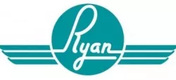 Vintage Ryan Aeronautical Corp. Logo Sign Litho