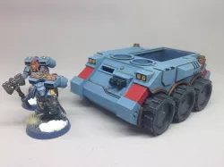 Wheeled APC Mk2 for Sci-fi Wargaming
