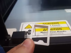 XYZ Printing DaVinci 1.0 PRO Door Switch Holder - Leave In Place