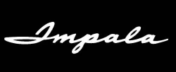 1961 Impala name badge