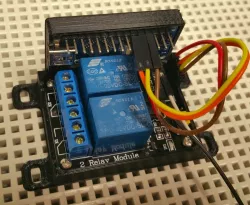 2-channel relay and optional Arduino Nano