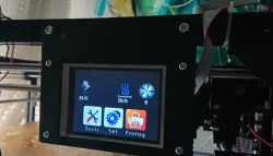 3D Printer (FLSun Cube, ...) Makerbase Touch Screen Mount MKS TFT32_L V2.0 & V3.0 (Original, redesigned for 3D Printing)