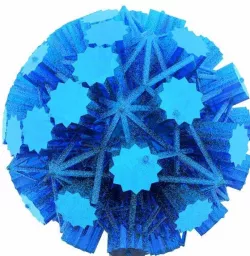3D Snowflake BlocksCad