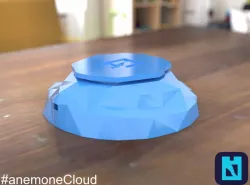 Anemone Button Tentacle (NodeMCU v2 Button Case)