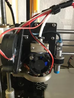 Anet A8 holder for E3D V6 + inductive sensor