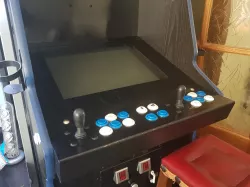 Arcade button panel layout