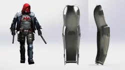 Arkham Knight Red Hood shin