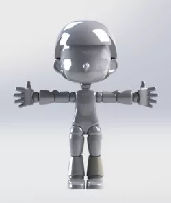Articulated 6" Anime-Inspired Action Figure