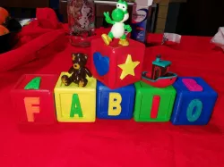 baby name cubes (ornament)