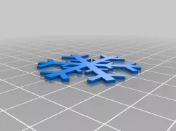 Basic Snowflake for BlocksCAD Snowflake Contest