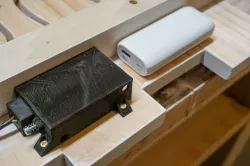 Battery enclosure with USB insert for Anker Astro E1
