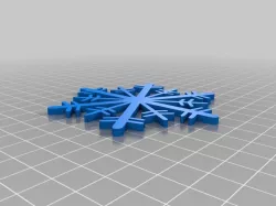 BlocksCAD GunpowderGreen Snowflake