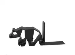 Bookend - Origami bear