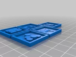 Catan Resource Tiles