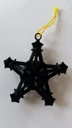 Christmas Ornament Fancy Star