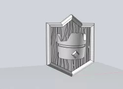  Clash Royale Logo Scudo da parete clash royal