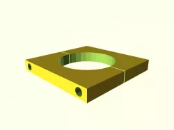 CO2 Laser Tube Mount Brackets