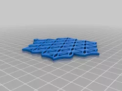 Cool Snowflake (Can work as a coaster,Ornament, or a Throwing star!)