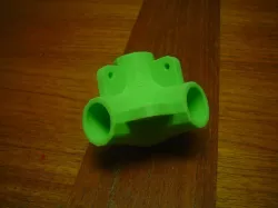 Corner for 0.75 inch OD tubing