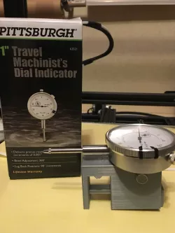 CR-10 Harbor Freight Dial Indicator Mount for X-Axis