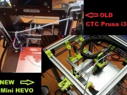 CTC PRUSA i3 Pro B Upgrade --> Mini Hypercube Evolution (HEVO)