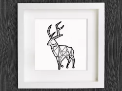 Customizable Origami Deer No. 2