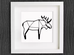 Customizable Origami Moose