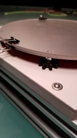 Delta 3D Printer Heated Glass Bed with levelers