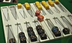 Dicegamon Board Game