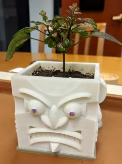 Evil Face Planter Base