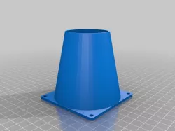 Fan ducts for computer fans of different sizes